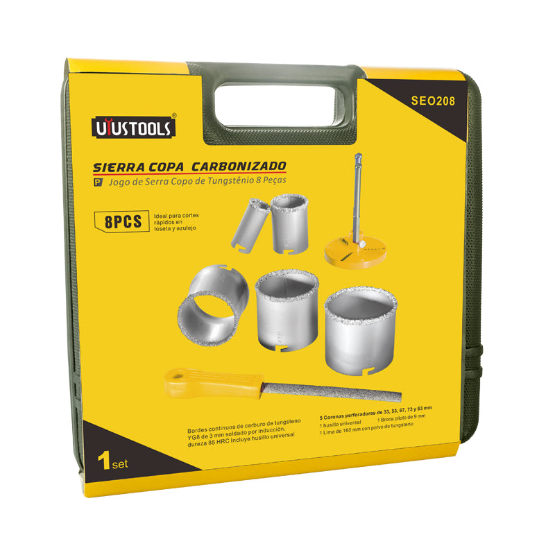 Set 8 pcs sierra copa diamantada Uyustools