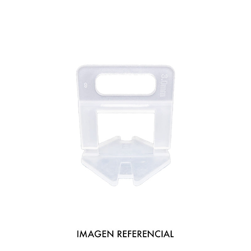 Separador nivelador de cerámica 2.5MM x 100PIEZAS Uyustools (pack 6 sets)
