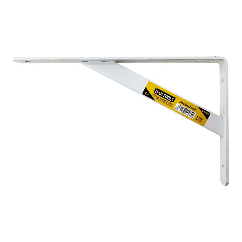 Soporte escuadra blanco 150X250X20 Uyustools