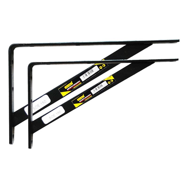 Soporte escuadra negro 150X250X20 Uyustools