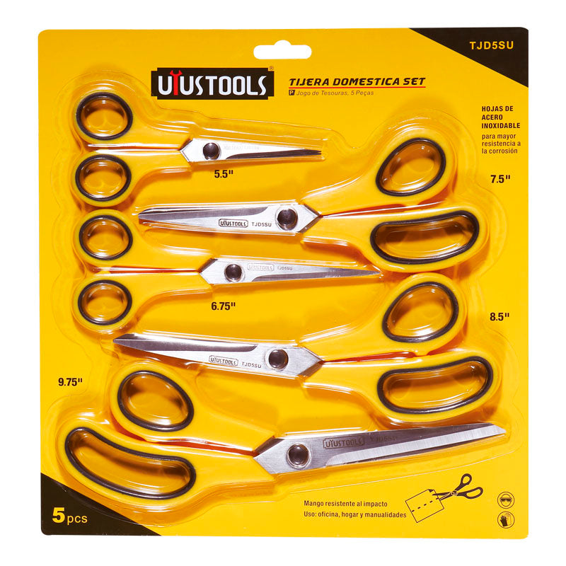 Tijera domestica set de 5CPS Uyustools
