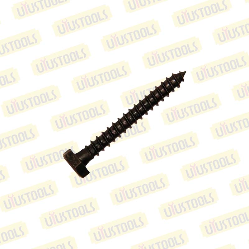 Tornillo tirafondo negro 1/4" x 2" 200UN/SET UYU