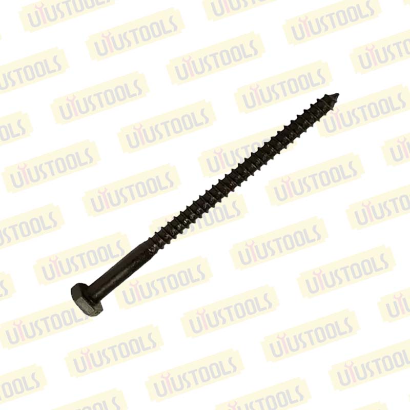 Tornillo tirafondo negro 1/4" x 3-1/2" 100UN/SET UYU