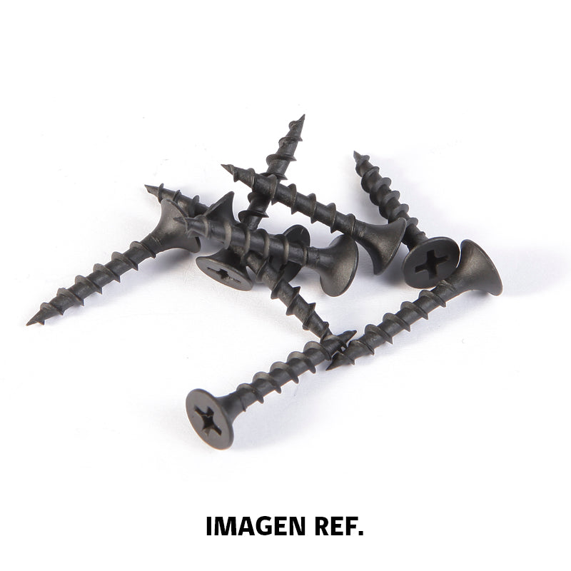 Tornillo yeso-carton negro 6X2" 500UN/SET UYU (pack 2 sets)