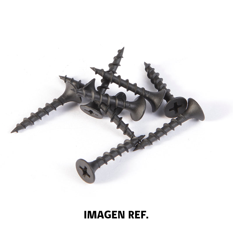 Tornillo yeso-carton negro 6X3" 500UN/SET UYU