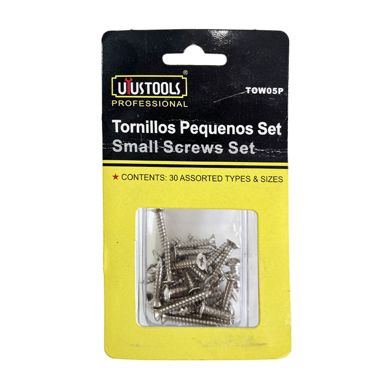 Tornillos pequenos blister set uyustools--tw (pack 20 sets)