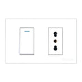 Tomacorriente c/ interruptor 16A pc-blanca UYU (pack 5 unidades)