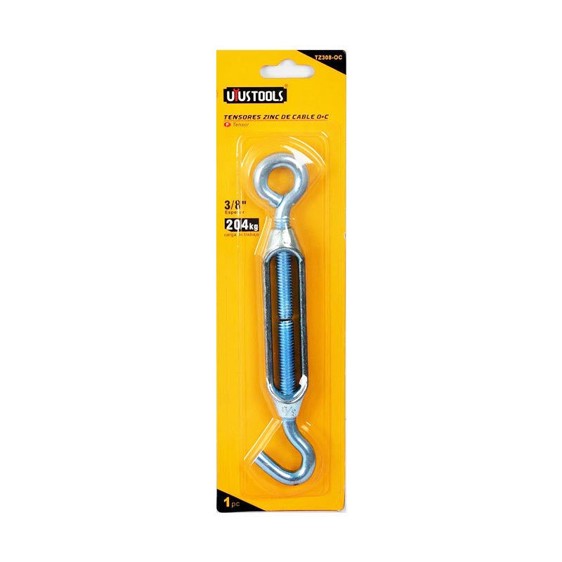 Tensor zinc de cable a+c 3/8" Uyustools (pack 12 unidades)