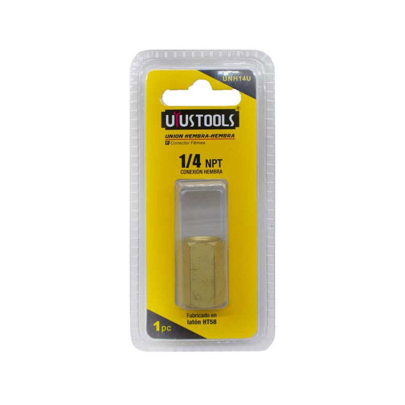 Union hembra-hembra 1/4'' npt Uyustools (pack 4 unidades)