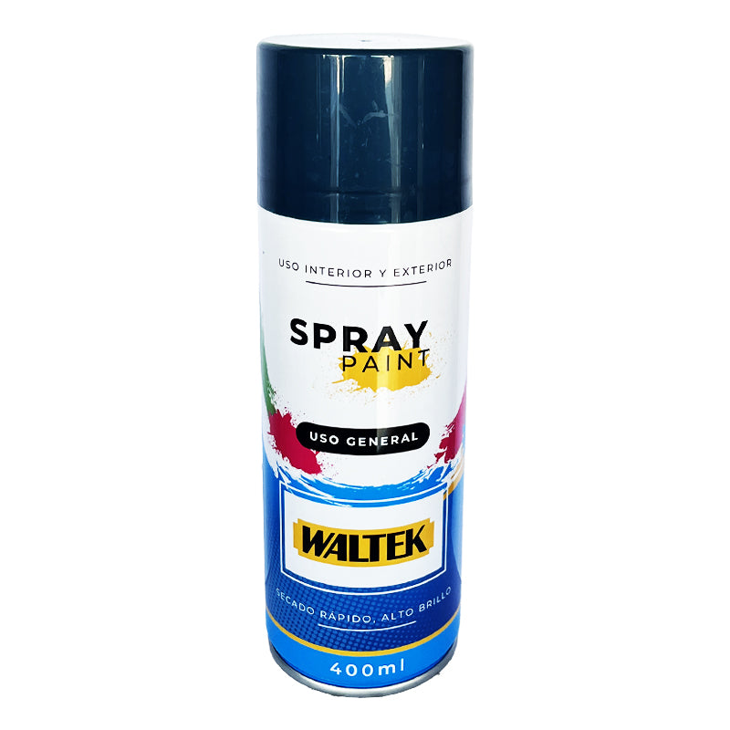 Pintura spray azul acero uso gral 400ML waltek (pack 12 unidades)