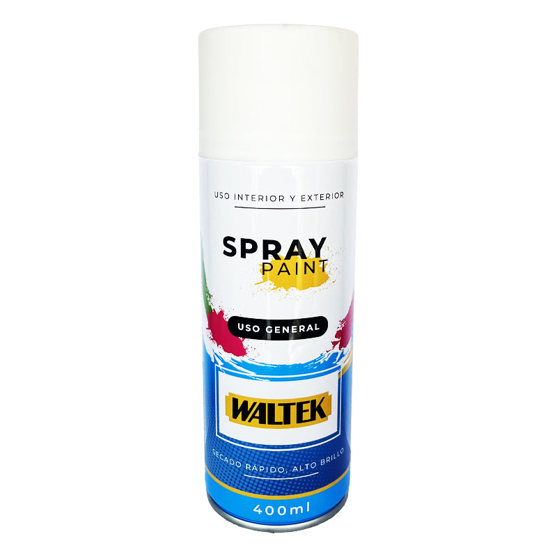 Pintura spray 400ML/230G NO.701 normal-blanco mate waltek (pack 12 unidades)