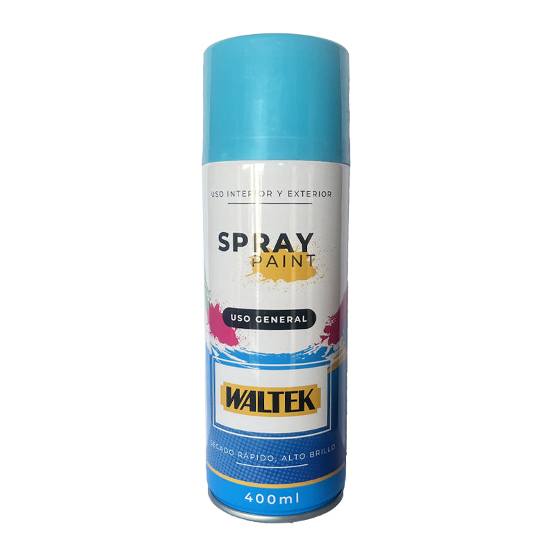 Pintura spray 400ML/230G NO.701 normal celeste waltek (pack 12 unidades)