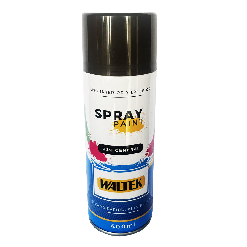 Pintura spray 400ML/230G normal marron claro waltek (pack 12 unidades)
