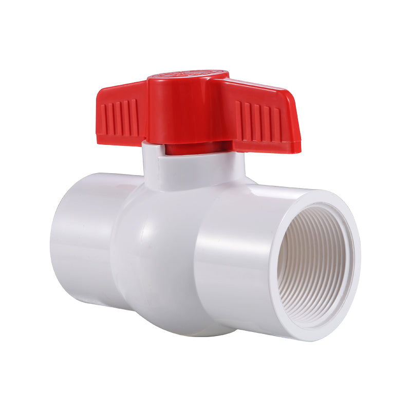 Llave paso PVC 1" con rosca UYU (pack 5 unidades)