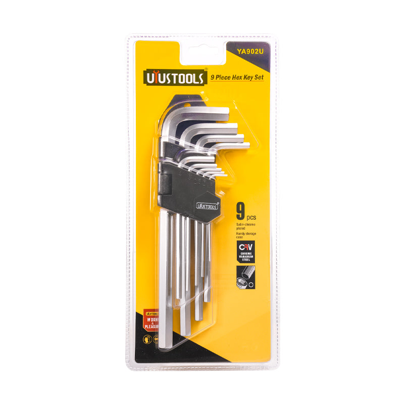Llave allen hexagonal mediana 9PCS UYU (pack 2 sets)