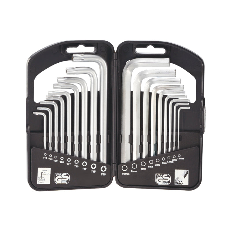 Set 18 pcs llave allen y torx Uyustools (pack 3 sets)