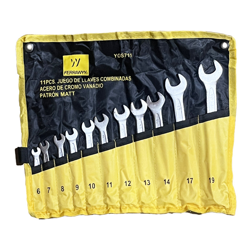 Llave comb. 11PCS cr-v matt Ferrawyy