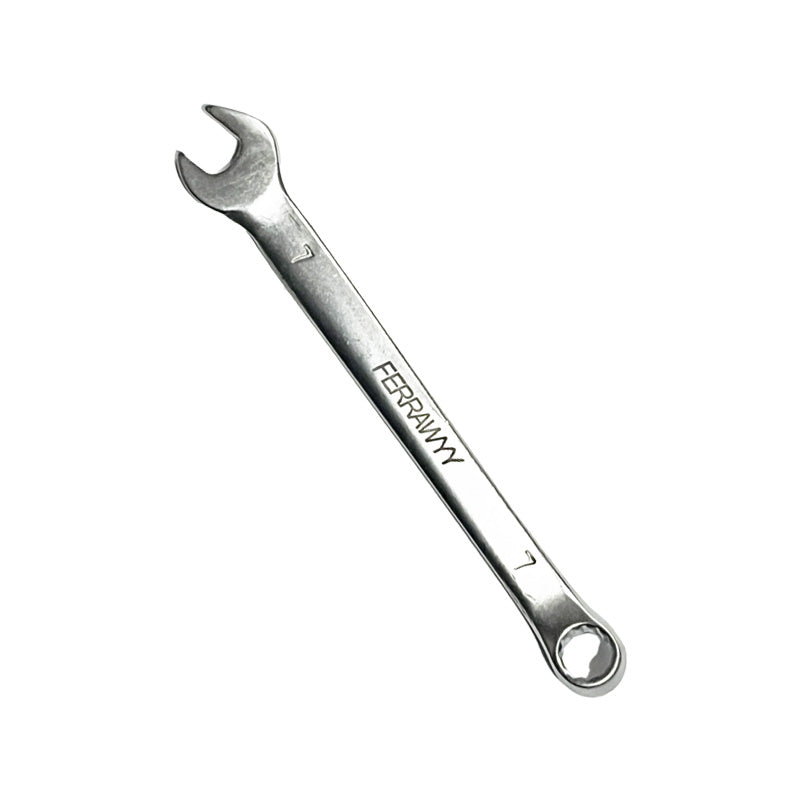 Llave combinada 7MM cr-v satin Ferrawyy (pack 10 unidades)