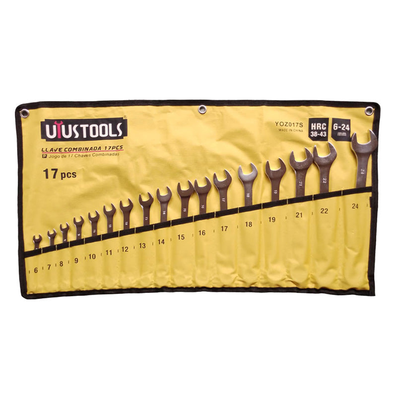Llave combinada 17PCS 6-24MM Uyustools
