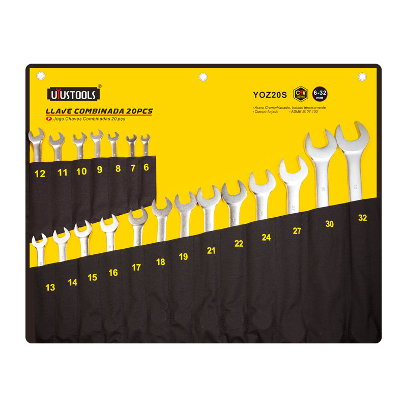 Juego llave combinada 20 pcs 6-32MM Uyustools