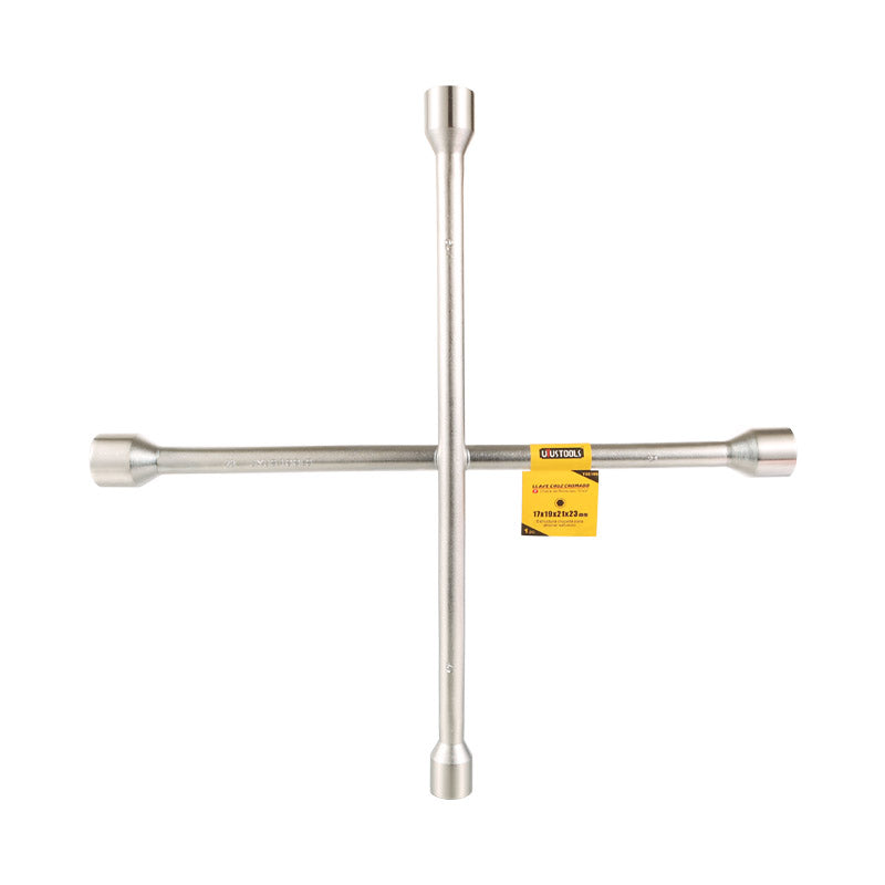 Llave cruz cromado 16" Uyustools (pack 5 unidades)