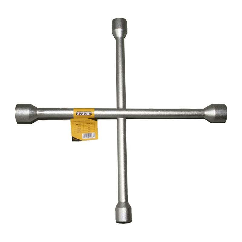 Llave cruz zincado 14" UYU (pack 5 unidades)