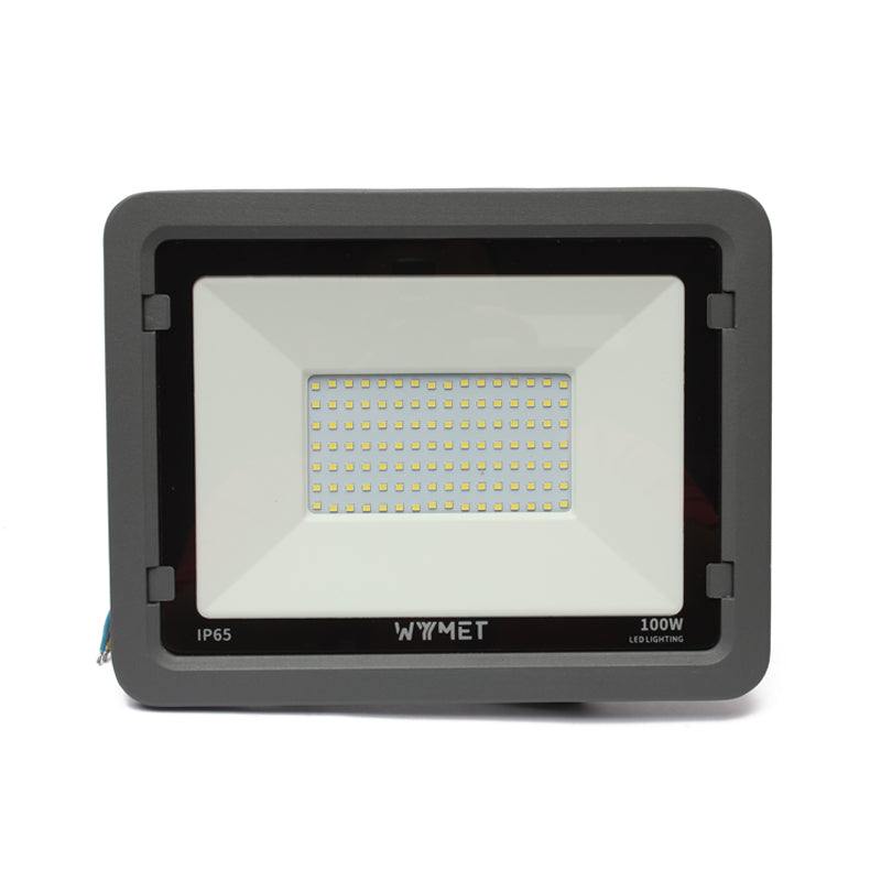 Proyector LED gris IP65 100W 6500K 8000LM luz fria Wyymet