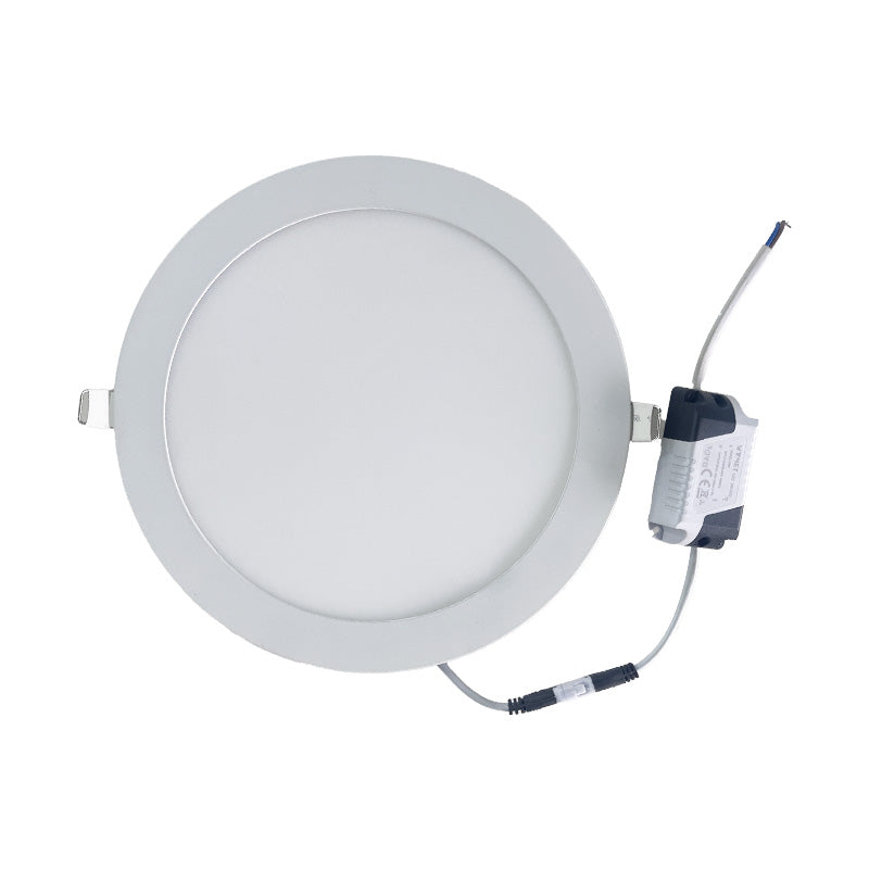 Panel LED empotrable redondo 18W 3000K luz calida Wyymet (pack 2 unidades)