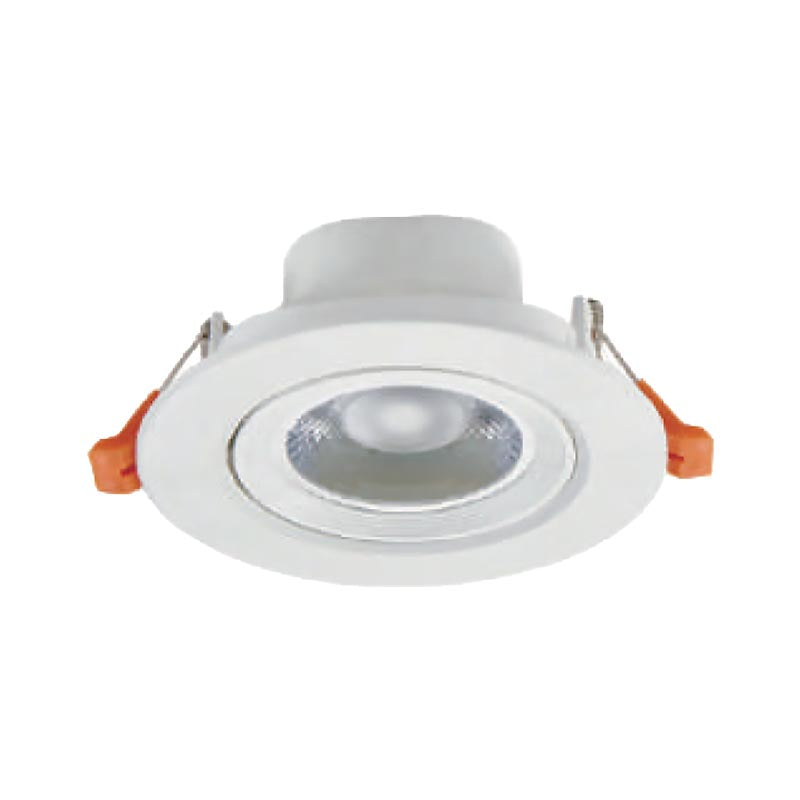 Panel LED empotrable redondo 6W 3000K luz calida Wyymet (pack 3 unidades)
