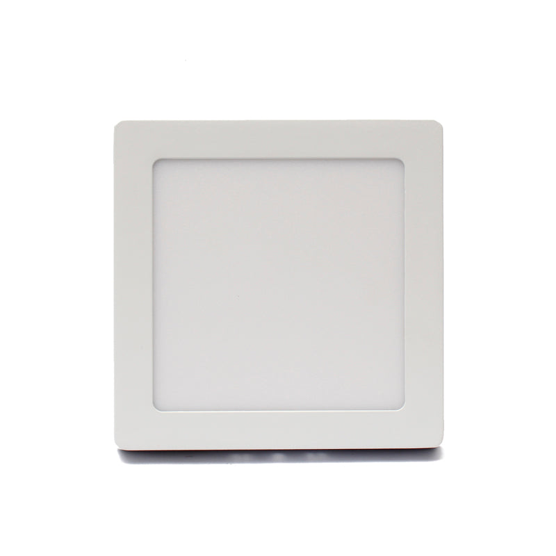 Panel LED sobrepuesto cuadrado 12W 6500K luz fria Wyymet (pack 2 unidades)